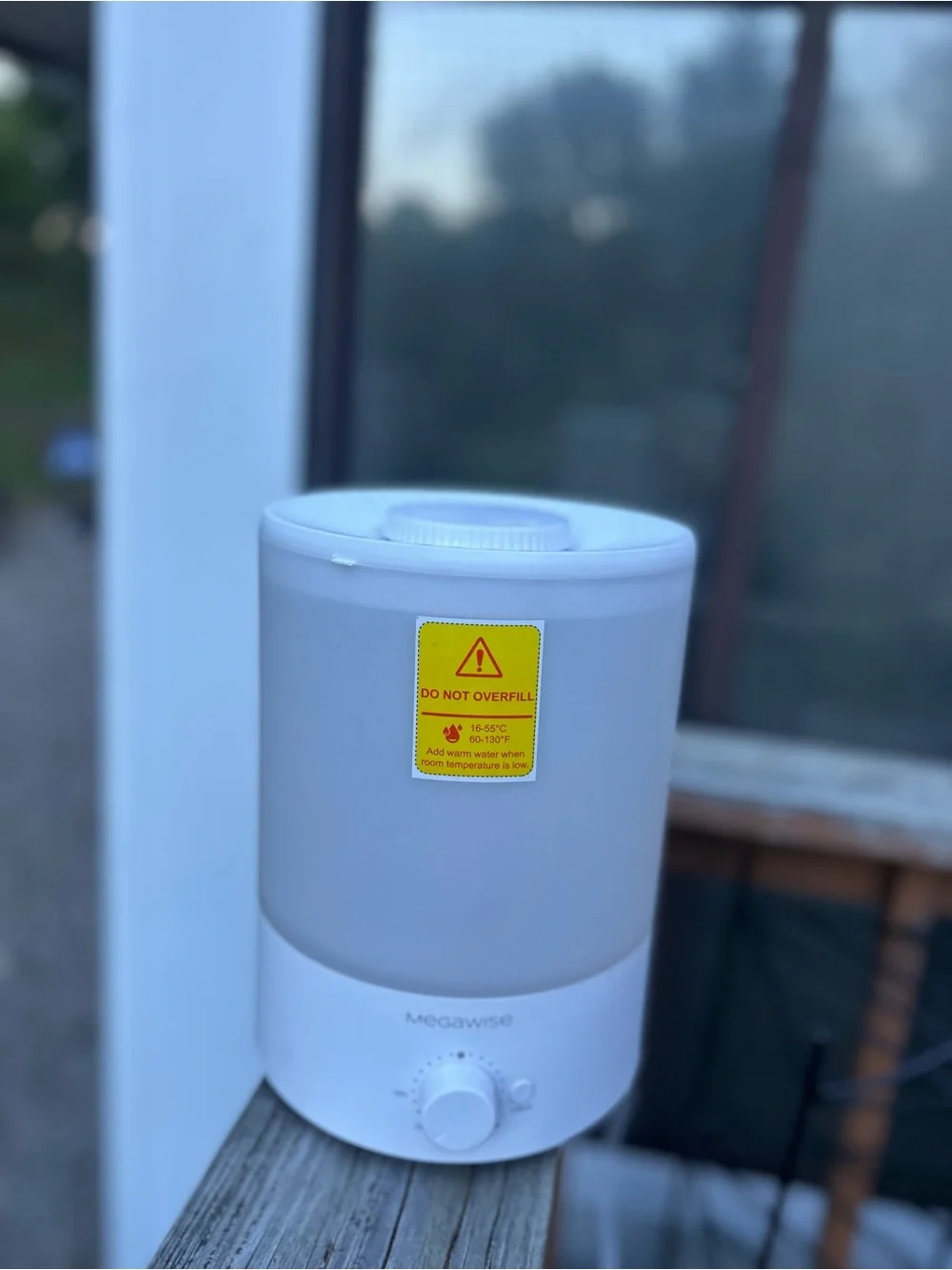 White Ultrasonic Cool Mist Humidifier - Home Bath